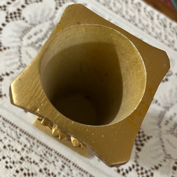 Vintage Las Vegas CEASARS PALACE Vase - Toothbrush Holder Candle Holder Planter - Picture 2 of 11